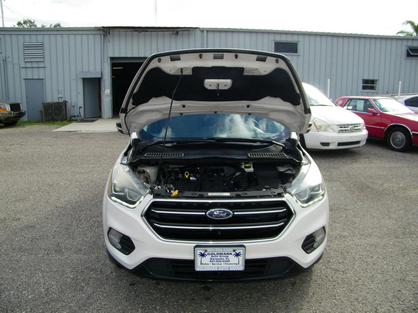 2017 WHITE /Black Ford Escape Titanium 4WD (1FMCU9J98HU) with an 2.0L L4 DOHC 16V engine, 6A transmission, located at 4000 Bee Ridge Road, Sarasota, FL, 34233, (941) 926-0300, 27.298664, -82.489151 - Photo#9