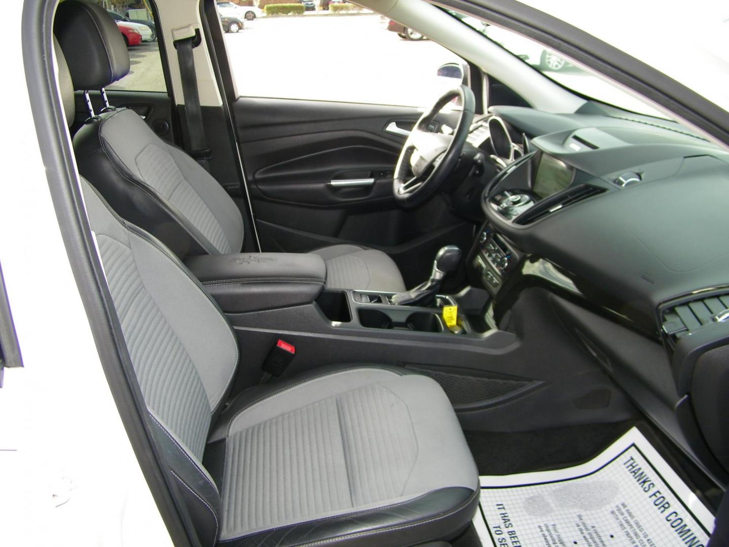 2017 WHITE /Black Ford Escape Titanium 4WD (1FMCU9J98HU) with an 2.0L L4 DOHC 16V engine, 6A transmission, located at 4000 Bee Ridge Road, Sarasota, FL, 34233, (941) 926-0300, 27.298664, -82.489151 - Photo#18