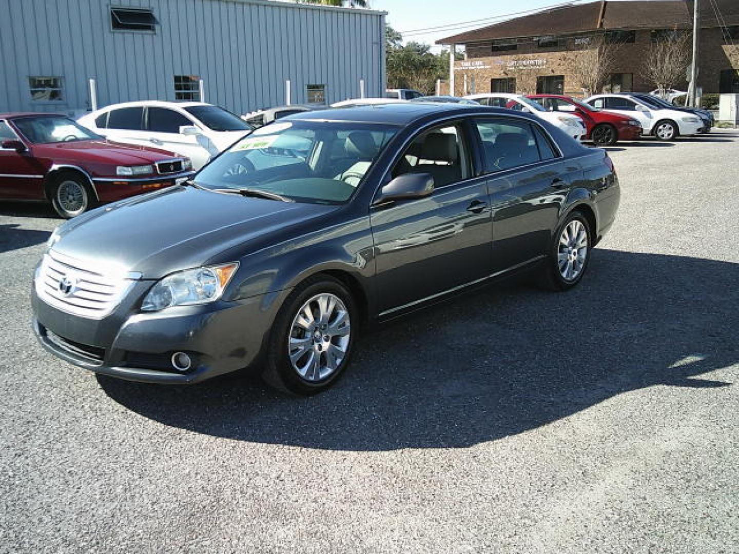 2008 Blue /Beige Toyota Avalon Limited (4T1BK36B18U) with an 3.5L V6 DOHC 24V engine, 6-Speed Automatic Overdrive transmission, located at 4000 Bee Ridge Road, Sarasota, FL, 34233, (941) 926-0300, 27.298664, -82.489151 - Photo#0