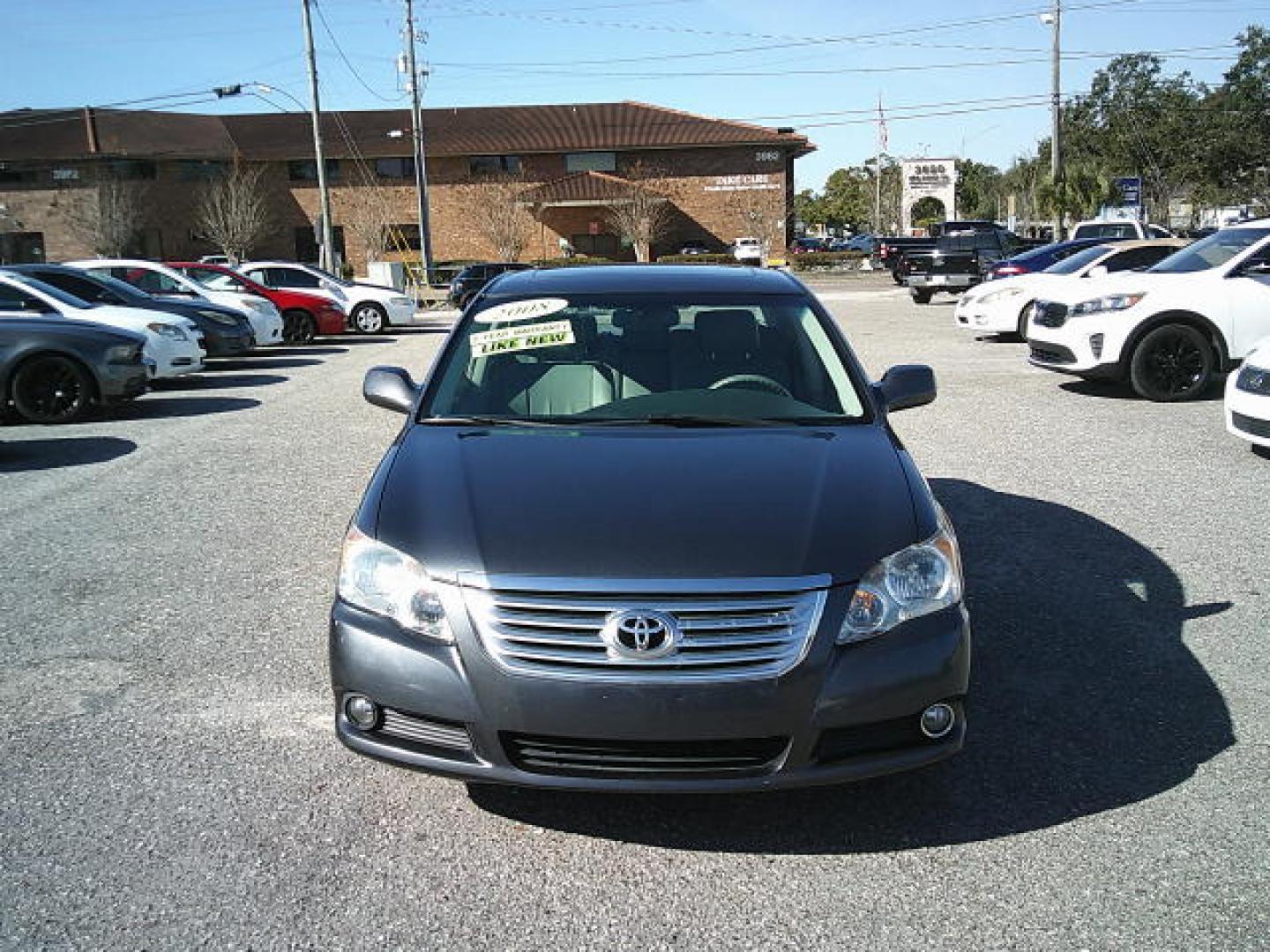 2008 Blue /Beige Toyota Avalon Limited (4T1BK36B18U) with an 3.5L V6 DOHC 24V engine, 6-Speed Automatic Overdrive transmission, located at 4000 Bee Ridge Road, Sarasota, FL, 34233, (941) 926-0300, 27.298664, -82.489151 - Photo#1