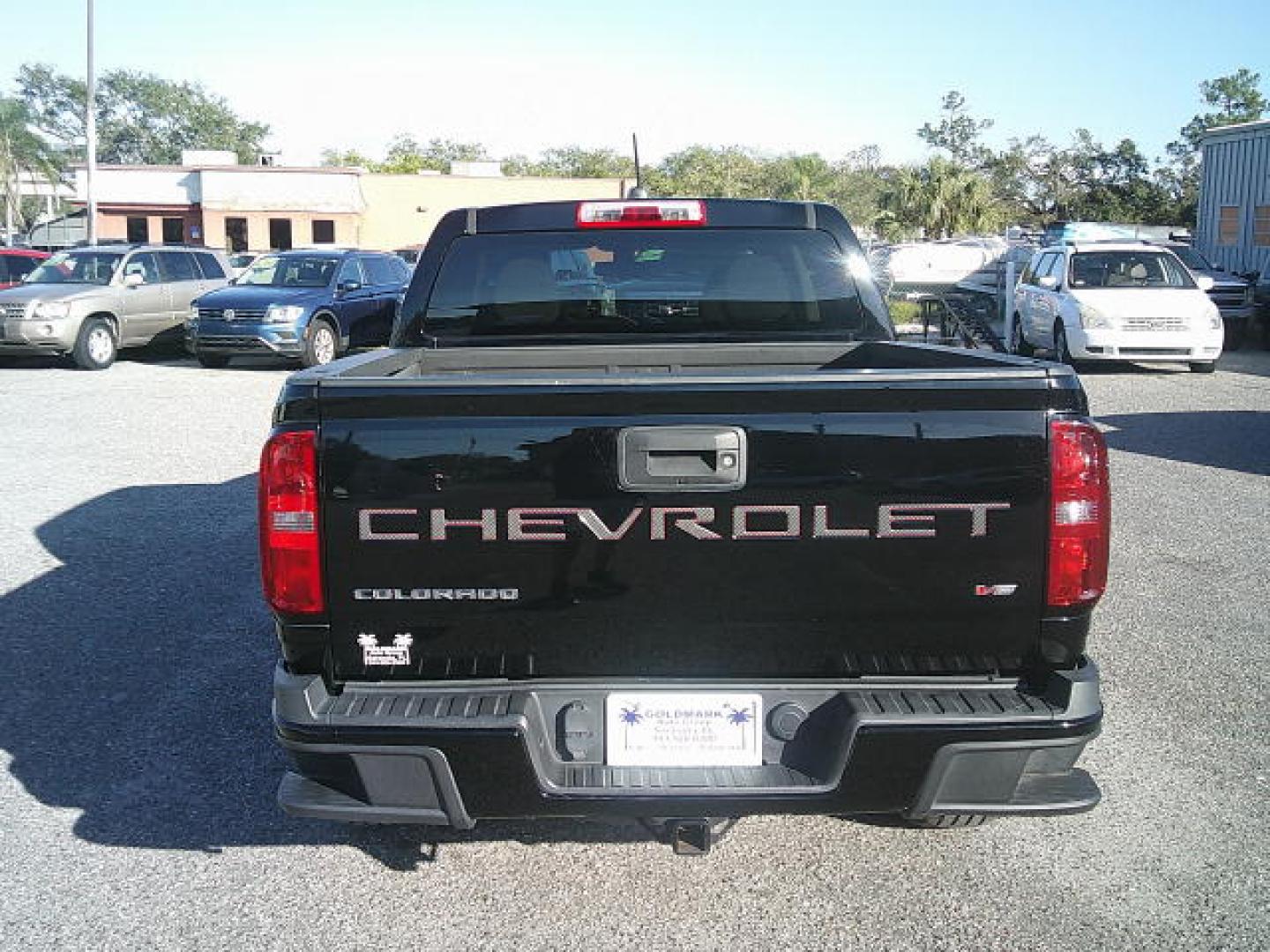 2021 Black /Grey Chevrolet Colorado Work Truck Crew Cab Long Box 2WD (1GCGSBENXM1) with an 3.6L V6 DOHC 24V GAS engine, 6A transmission, located at 4000 Bee Ridge Road, Sarasota, FL, 34233, (941) 926-0300, 27.298664, -82.489151 - Photo#4