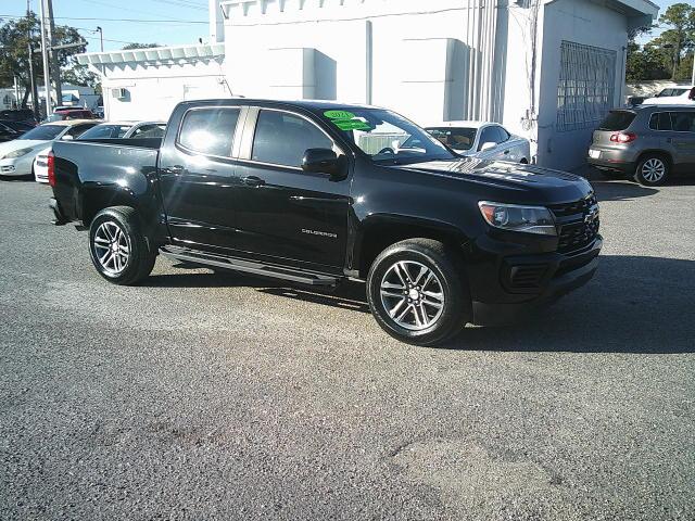 2021 Black /Grey Chevrolet Colorado Work Truck Crew Cab Long Box 2WD (1GCGSBENXM1) with an 3.6L V6 DOHC 24V GAS engine, 6A transmission, located at 4000 Bee Ridge Road, Sarasota, FL, 34233, (941) 926-0300, 27.298664, -82.489151 - Photo#8