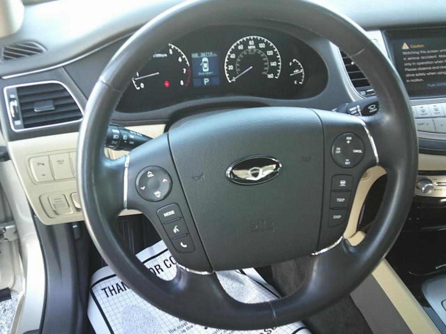 2011 Gold /Beige Hyundai Genesis 3.8L (KMHGC4DE5BU) with an 3.8L V6 DOHC 24V engine, 6-Speed Automatic transmission, located at 4000 Bee Ridge Road, Sarasota, FL, 34233, (941) 926-0300, 27.298664, -82.489151 - Photo#19