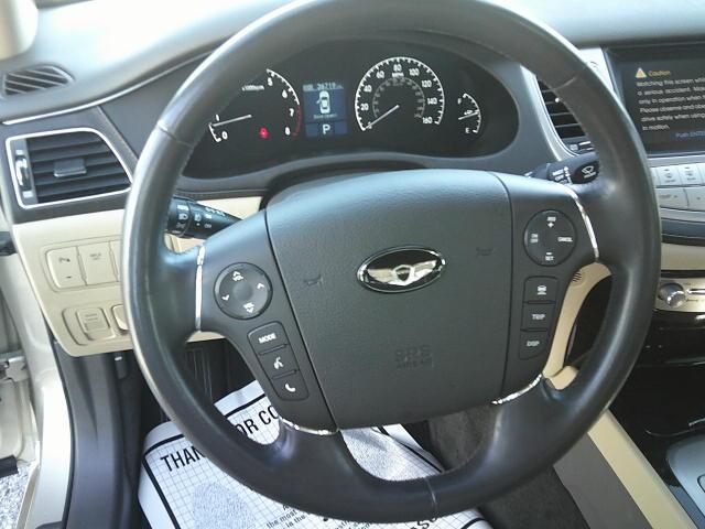 2011 Gold /Beige Hyundai Genesis 3.8L (KMHGC4DE5BU) with an 3.8L V6 DOHC 24V engine, 6-Speed Automatic transmission, located at 4000 Bee Ridge Road, Sarasota, FL, 34233, (941) 926-0300, 27.298664, -82.489151 - Photo#19