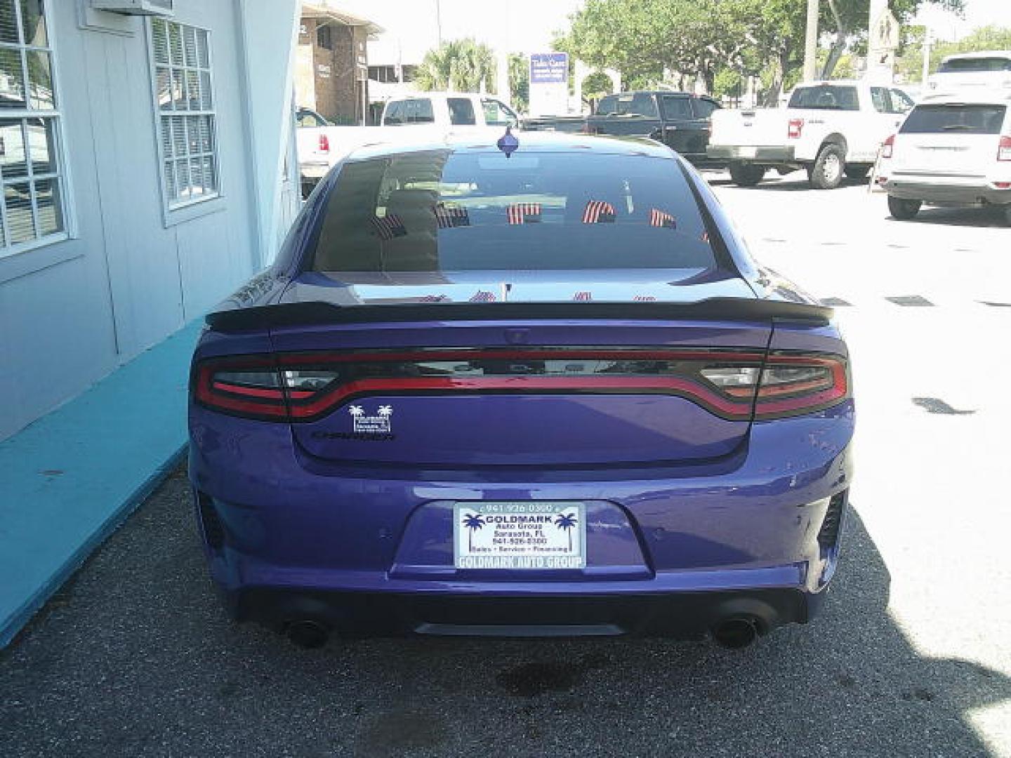 2023 Purple /Black Dodge Charger Scat Pack (2C3CDXGJ5PH) with an 6.4L V8 OHV 16V engine, Automatic transmission, located at 4000 Bee Ridge Road, Sarasota, FL, 34233, (941) 926-0300, 27.298664, -82.489151 - Photo#5