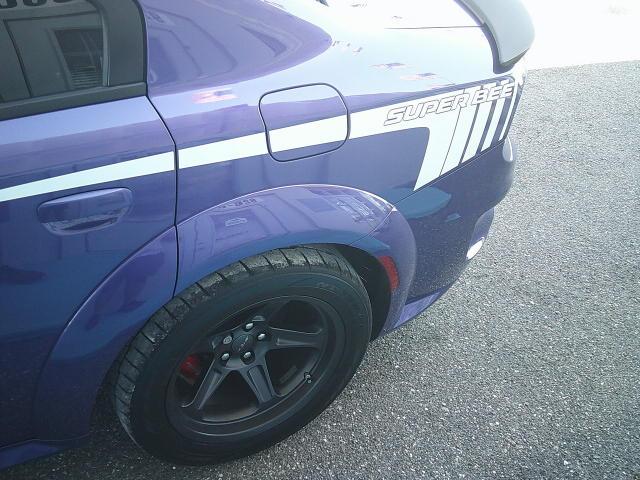 2023 Purple /Black Dodge Charger Scat Pack (2C3CDXGJ5PH) with an 6.4L V8 OHV 16V engine, Automatic transmission, located at 4000 Bee Ridge Road, Sarasota, FL, 34233, (941) 926-0300, 27.298664, -82.489151 - Photo#10