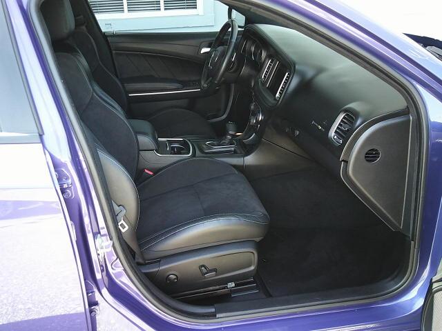 2023 Purple /Black Dodge Charger Scat Pack (2C3CDXGJ5PH) with an 6.4L V8 OHV 16V engine, Automatic transmission, located at 4000 Bee Ridge Road, Sarasota, FL, 34233, (941) 926-0300, 27.298664, -82.489151 - Photo#18