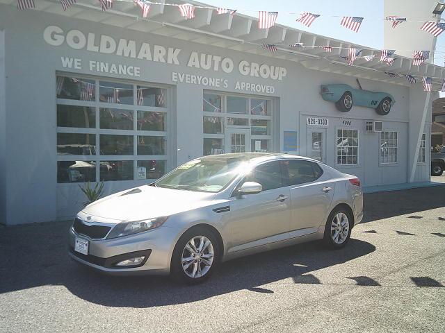2012 Gray /Beige Kia Optima EX (5XXGN4A75CG) with an 2.4L L4 DOHC 16V engine, 6-Speed Automatic transmission, located at 4000 Bee Ridge Road, Sarasota, FL, 34233, (941) 926-0300, 27.298664, -82.489151 - Photo#0
