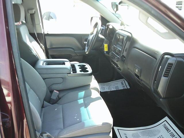 2014 Burgandy /Gray Chevrolet Silverado 1500 Work Truck 1WT Double Cab 2WD (1GCRCPEHXEZ) with an 4.3L V6 OHV 12V engine, 6-Speed Automatic transmission, located at 4000 Bee Ridge Road, Sarasota, FL, 34233, (941) 926-0300, 27.298664, -82.489151 - Photo#12