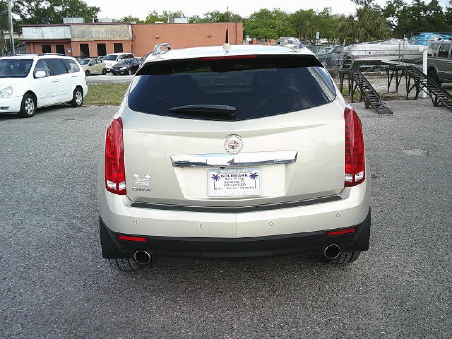 2011 Gold /Beige Cadillac SRX Luxury Collection (3GYFNAEYXBS) with an 3.0L V6 DOHC 24V engine, 6-Speed Automatic transmission, located at 4000 Bee Ridge Road, Sarasota, FL, 34233, (941) 926-0300, 27.298664, -82.489151- Photo#4