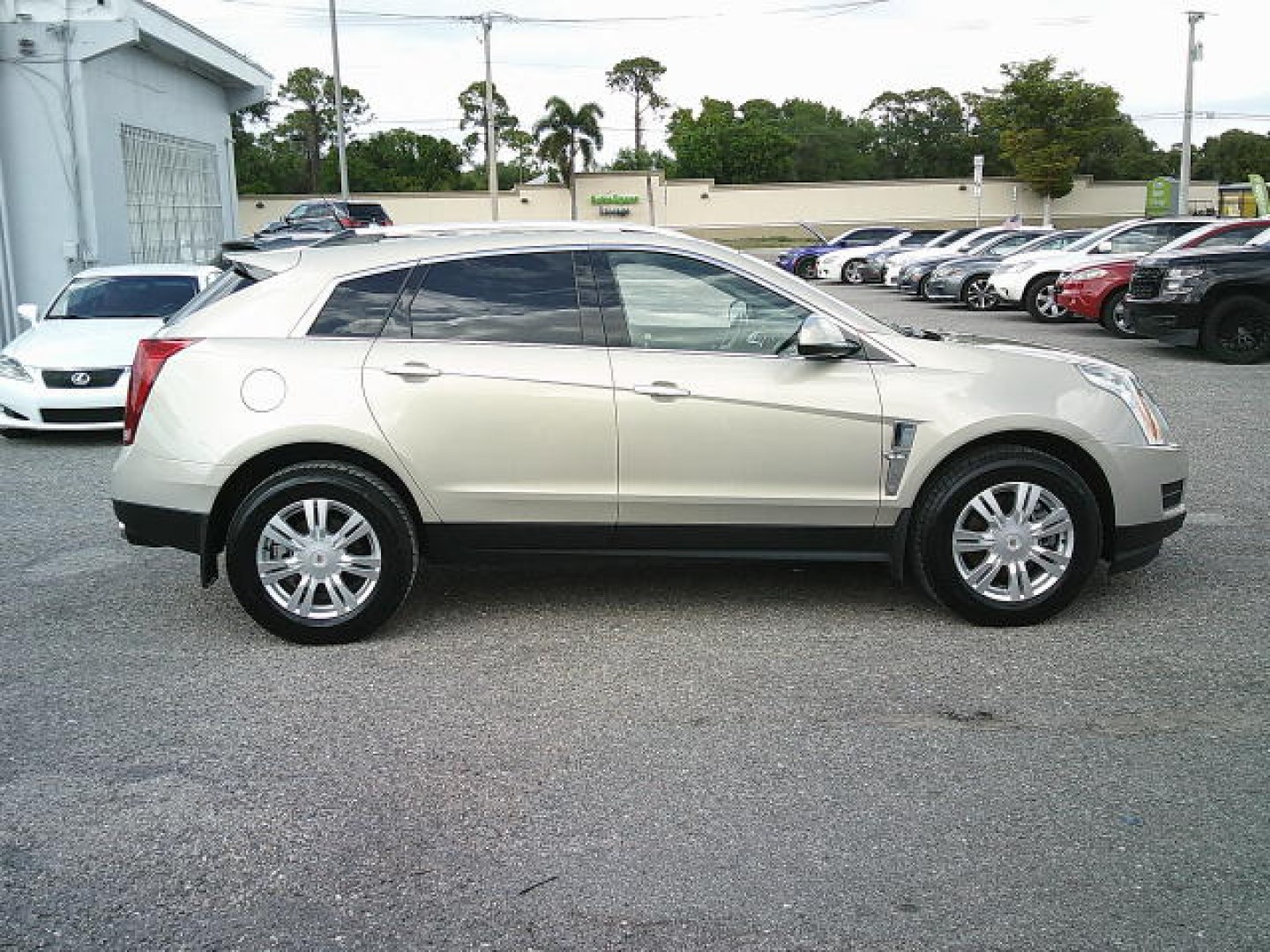 2011 Gold /Beige Cadillac SRX Luxury Collection (3GYFNAEYXBS) with an 3.0L V6 DOHC 24V engine, 6-Speed Automatic transmission, located at 4000 Bee Ridge Road, Sarasota, FL, 34233, (941) 926-0300, 27.298664, -82.489151- Photo#6
