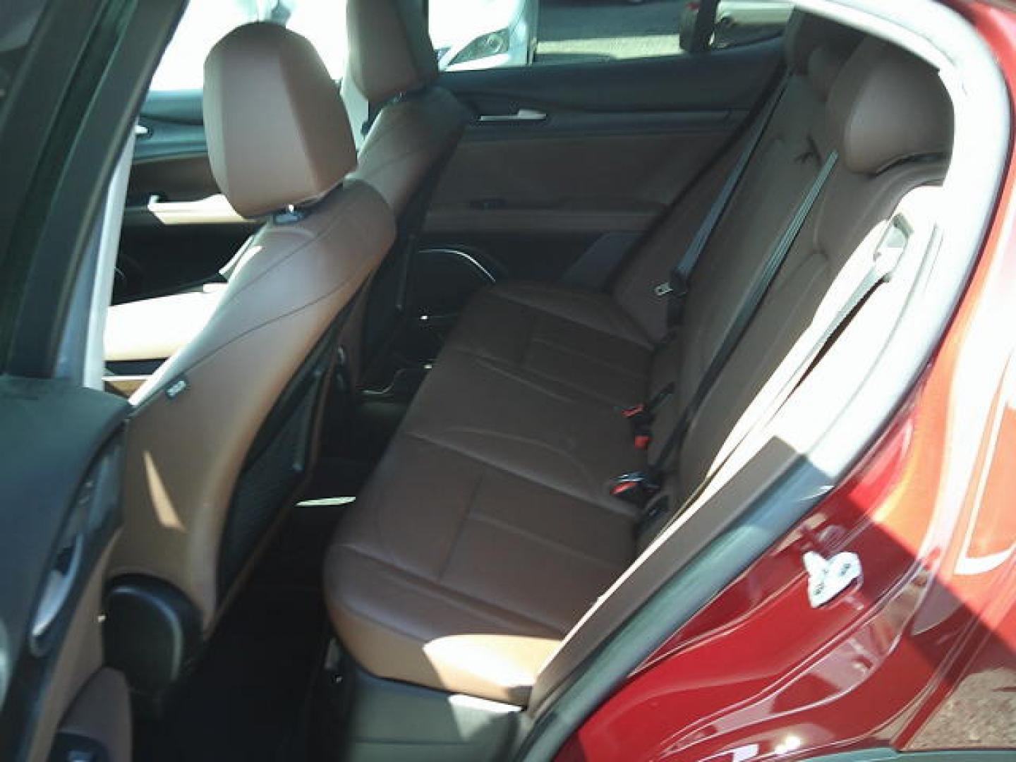 2018 Red /Black Alfa Romeo Stelvio Base (ZASFAKAN7J7) with an 2.0L L4 DOHC 16V engine, 8A transmission, located at 4000 Bee Ridge Road, Sarasota, FL, 34233, (941) 926-0300, 27.298664, -82.489151 - Photo#9