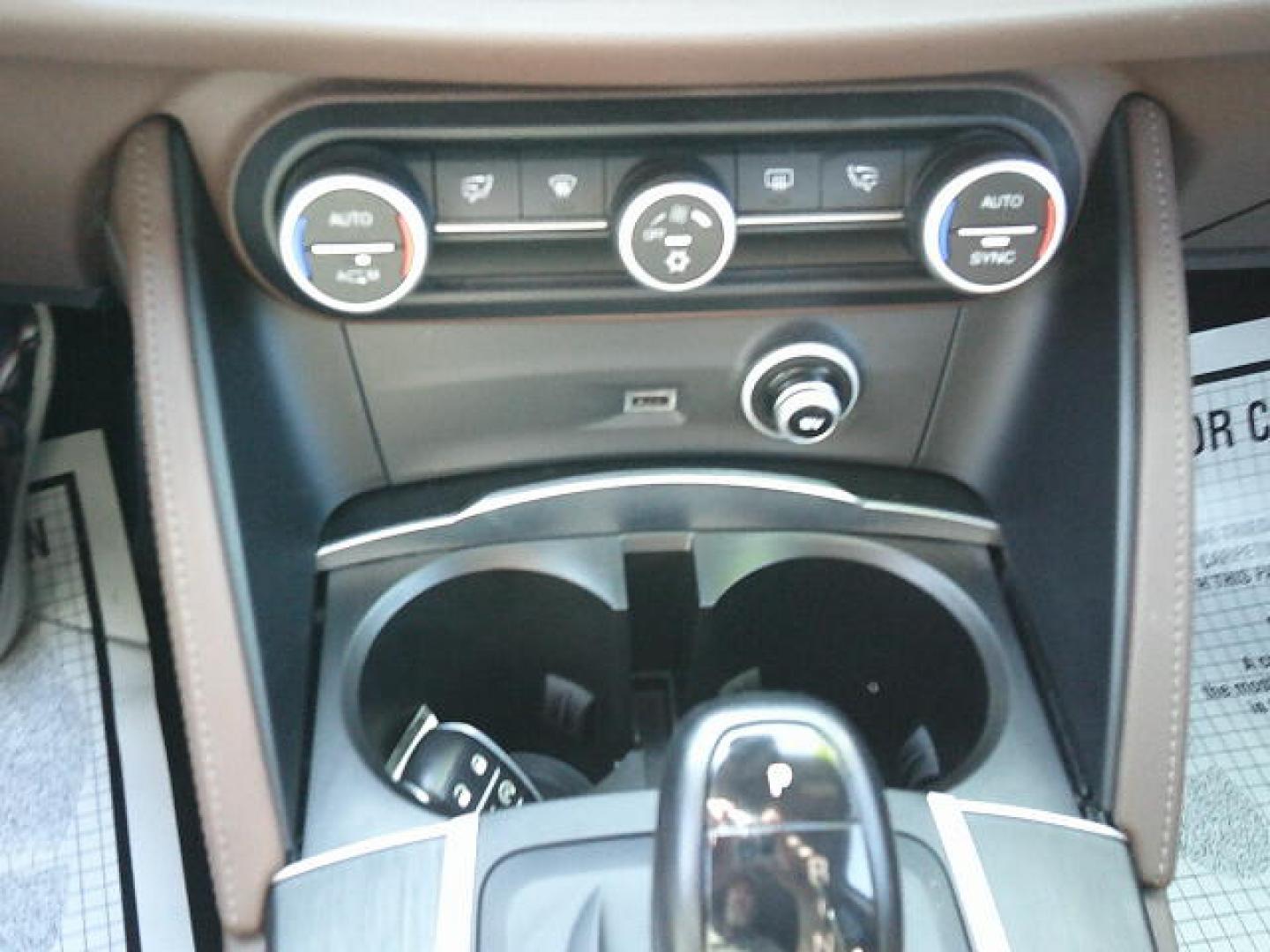 2018 Red /Black Alfa Romeo Stelvio Base (ZASFAKAN7J7) with an 2.0L L4 DOHC 16V engine, 8A transmission, located at 4000 Bee Ridge Road, Sarasota, FL, 34233, (941) 926-0300, 27.298664, -82.489151 - Photo#22