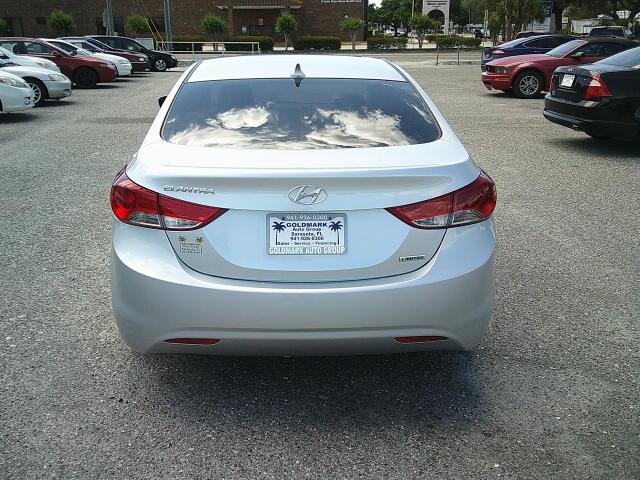 2012 Silver /Gray Hyundai Elantra Limited (5NPDH4AE1CH) with an 1.8L L4 DOHC 16V engine, 6-Speed Automatic transmission, located at 4000 Bee Ridge Road, Sarasota, FL, 34233, (941) 926-0300, 27.298664, -82.489151 - Photo#4