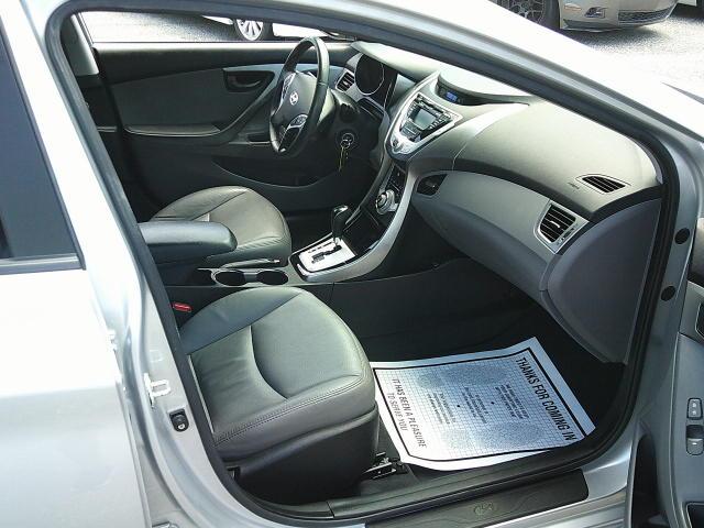 2012 Silver /Gray Hyundai Elantra Limited (5NPDH4AE1CH) with an 1.8L L4 DOHC 16V engine, 6-Speed Automatic transmission, located at 4000 Bee Ridge Road, Sarasota, FL, 34233, (941) 926-0300, 27.298664, -82.489151 - Photo#14