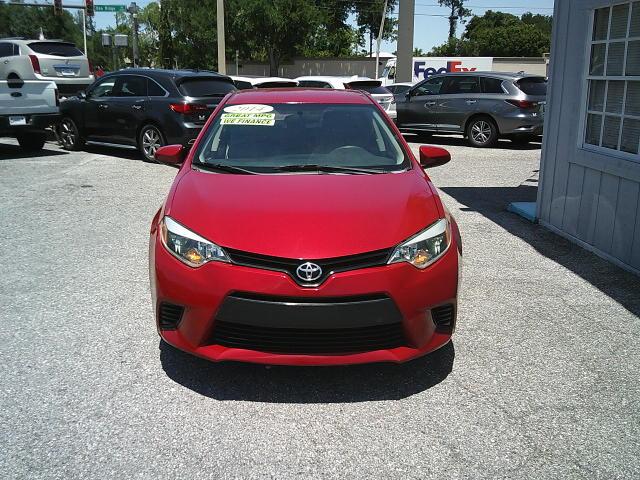 2014 Red /Grey Toyota Corolla L 4-Speed AT (5YFBURHE5EP) with an 1.8L L4 DOHC 16V engine, 4-Speed Automatic transmission, located at 4000 Bee Ridge Road, Sarasota, FL, 34233, (941) 926-0300, 27.298664, -82.489151 - Photo#8