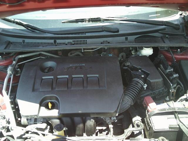 2014 Red /Grey Toyota Corolla L 4-Speed AT (5YFBURHE5EP) with an 1.8L L4 DOHC 16V engine, 4-Speed Automatic transmission, located at 4000 Bee Ridge Road, Sarasota, FL, 34233, (941) 926-0300, 27.298664, -82.489151 - Photo#16