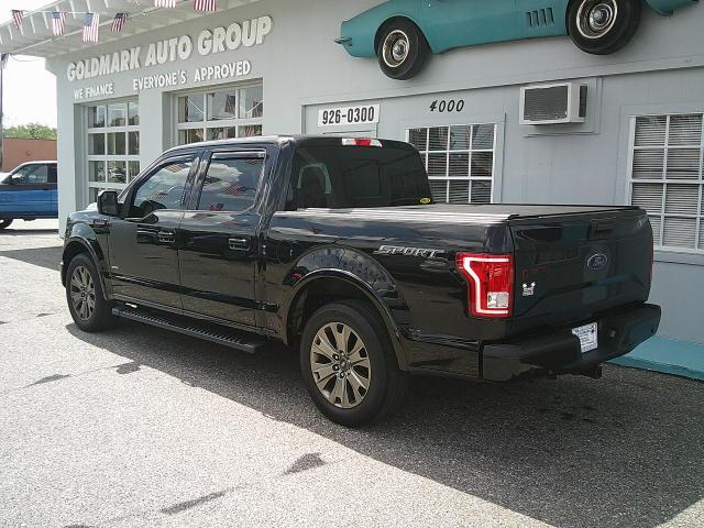 2016 Black /Black Ford F-150 King-Ranch SuperCrew 5.5-ft. 2WD (1FTEW1CP9GF) with an 2.7L V6 DOHC 24V engine, 6A transmission, located at 4000 Bee Ridge Road, Sarasota, FL, 34233, (941) 926-0300, 27.298664, -82.489151 - Photo#1