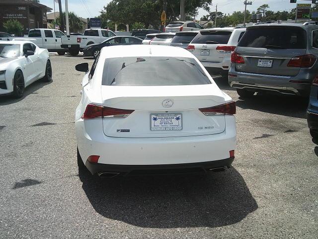 2020 WHITE /Red Lexus IS 350 F SPORT F SPORT 350 RWD (JTHGZ1B21L5) with an 3.5L V6 24V DOHC engine, 8A transmission, located at 4000 Bee Ridge Road, Sarasota, FL, 34233, (941) 926-0300, 27.298664, -82.489151 - Photo#3