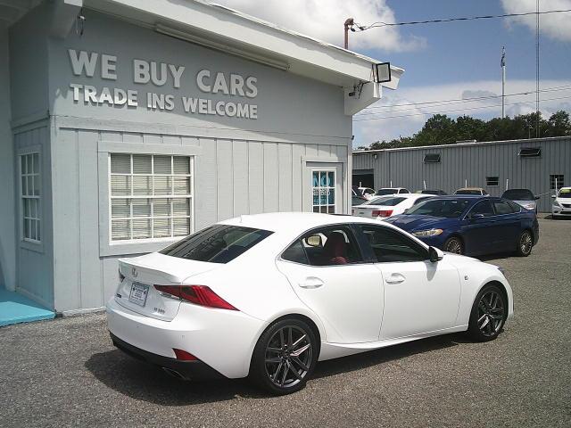 2020 WHITE /Red Lexus IS 350 F SPORT F SPORT 350 RWD (JTHGZ1B21L5) with an 3.5L V6 24V DOHC engine, 8A transmission, located at 4000 Bee Ridge Road, Sarasota, FL, 34233, (941) 926-0300, 27.298664, -82.489151 - Photo#6