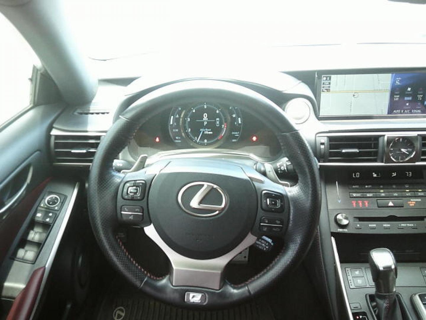 2020 WHITE /Red Lexus IS 350 F SPORT F SPORT 350 RWD (JTHGZ1B21L5) with an 3.5L V6 24V DOHC engine, 8A transmission, located at 4000 Bee Ridge Road, Sarasota, FL, 34233, (941) 926-0300, 27.298664, -82.489151 - Photo#8