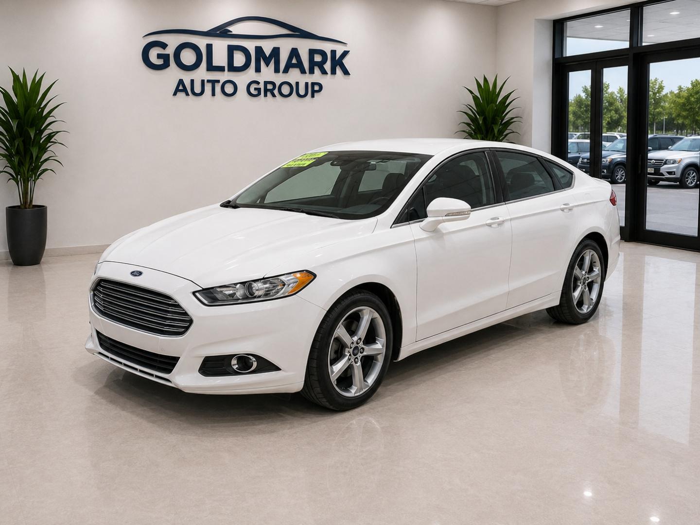 2014 WHITE /Black Ford Fusion SE (1FA6P0H77E5) with an 2.5L L4 DOHC 16V engine, Automatic transmission, located at 4000 Bee Ridge Road, Sarasota, FL, 34233, (941) 926-0300, 27.298664, -82.489151- Photo#0