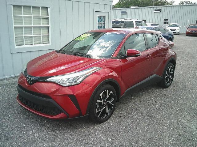 2021 Red /Black Toyota C-HR XLE (NMTKHMBX4MR) with an 2.0L L4 DOHC 16V engine, CVT transmission, located at 4000 Bee Ridge Road, Sarasota, FL, 34233, (941) 926-0300, 27.298664, -82.489151 - Photo#1