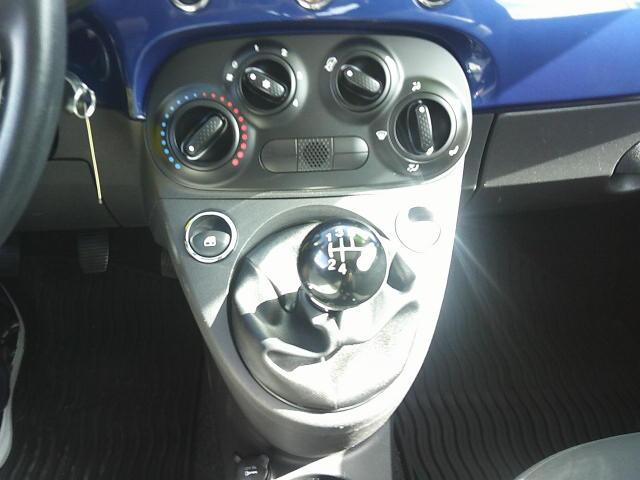 2013 Blue /Grey Fiat 500 Pop Hatchback (3C3CFFAR5DT) with an 1.4L L4 engine, Manual transmission, located at 4000 Bee Ridge Road, Sarasota, FL, 34233, (941) 926-0300, 27.298664, -82.489151 - Photo#16