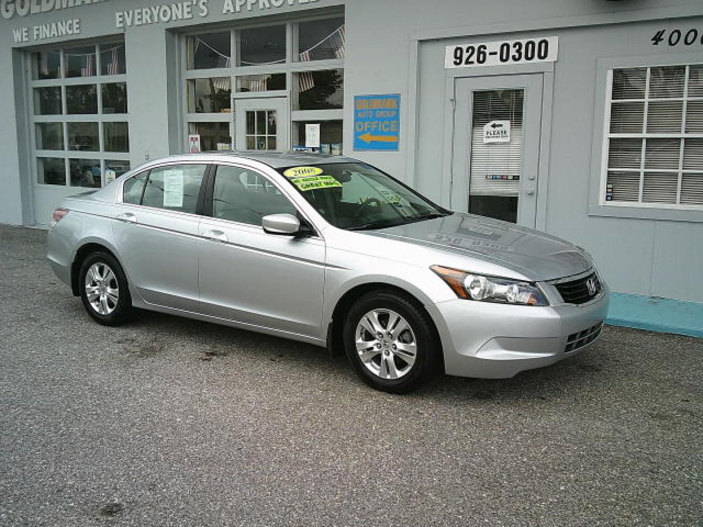 2008 Gold /Beige Honda Accord LX-P Sedan AT (1HGCP26448A) with an 2.4L L4 DOHC 16V engine, 5-Speed Automatic Overdrive transmission, located at 4000 Bee Ridge Road, Sarasota, FL, 34233, (941) 926-0300, 27.298664, -82.489151 - 33K ORIGINAL MILES! YOU WILL BE HARD PRESSED TO FIND A CLEANER, LOWER MILEAGE ACCORD IN THIS YEAR!- Photo#1