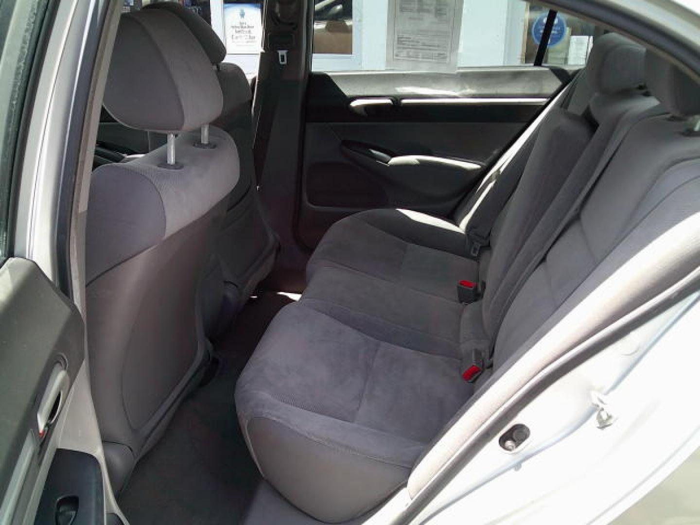 2010 Silver /Gray Honda Civic EX Sedan 5-Speed AT (2HGFA1F83AH) with an 1.8L L4 SOHC 16V engine, 5-Speed Automatic transmission, located at 4000 Bee Ridge Road, Sarasota, FL, 34233, (941) 926-0300, 27.298664, -82.489151- Photo#9