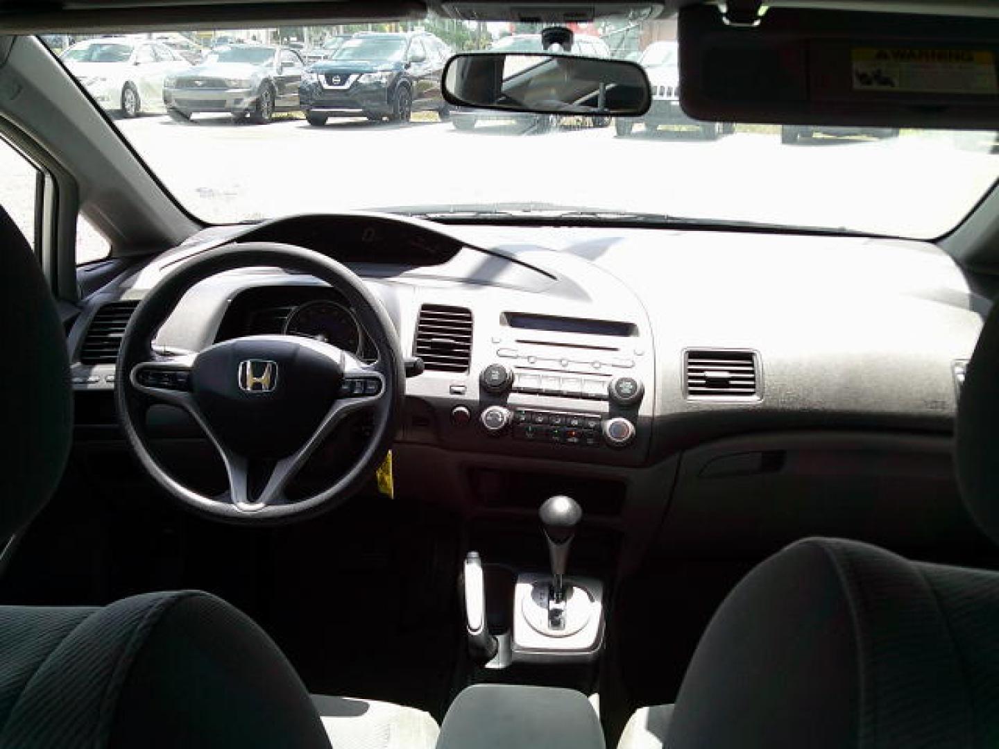 2010 Silver /Gray Honda Civic EX Sedan 5-Speed AT (2HGFA1F83AH) with an 1.8L L4 SOHC 16V engine, 5-Speed Automatic transmission, located at 4000 Bee Ridge Road, Sarasota, FL, 34233, (941) 926-0300, 27.298664, -82.489151- Photo#11