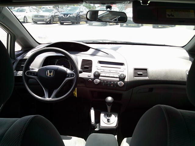 2010 Silver /Gray Honda Civic EX Sedan 5-Speed AT (2HGFA1F83AH) with an 1.8L L4 SOHC 16V engine, 5-Speed Automatic transmission, located at 4000 Bee Ridge Road, Sarasota, FL, 34233, (941) 926-0300, 27.298664, -82.489151- Photo#11