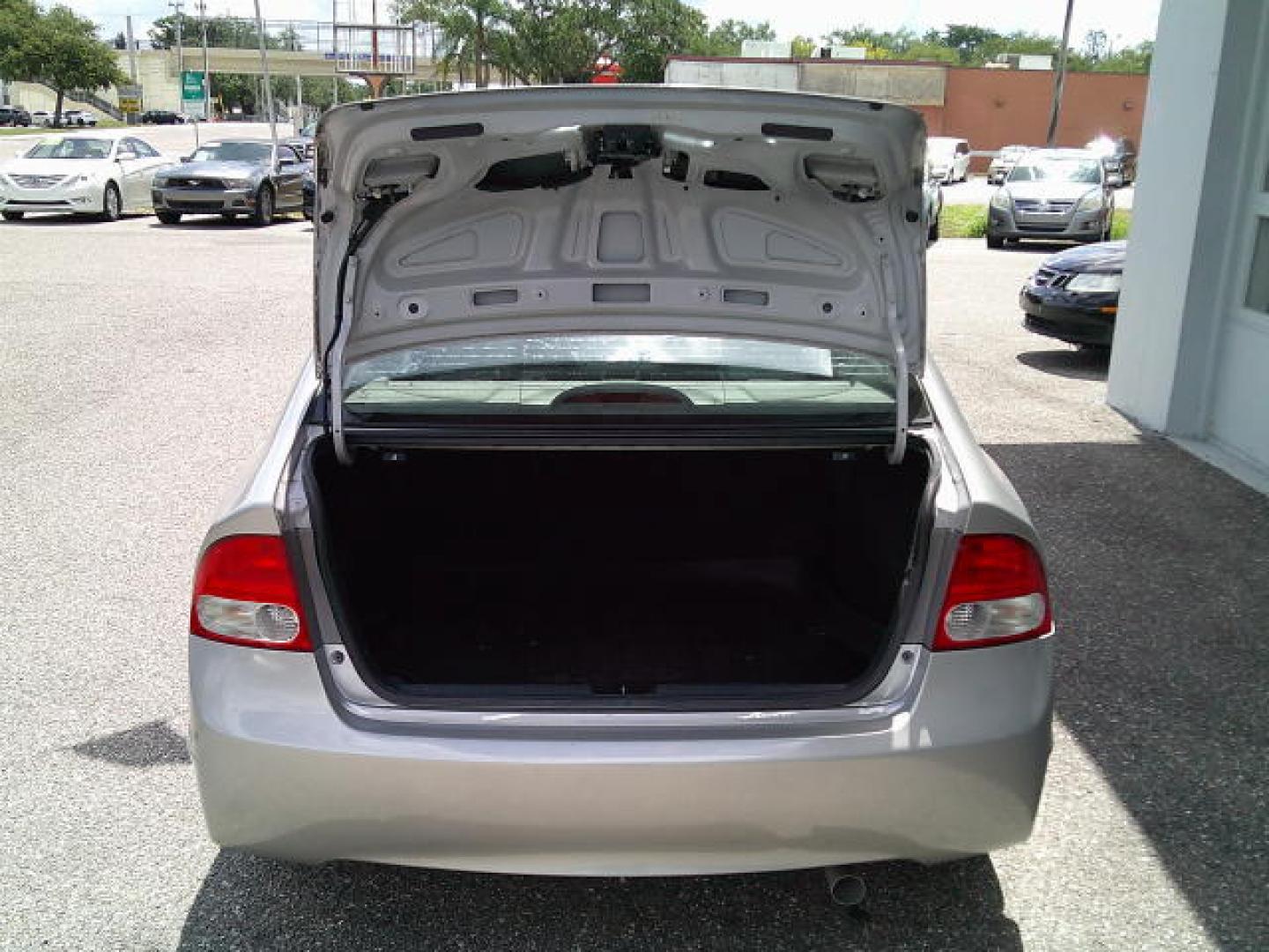 2010 Silver /Gray Honda Civic EX Sedan 5-Speed AT (2HGFA1F83AH) with an 1.8L L4 SOHC 16V engine, 5-Speed Automatic transmission, located at 4000 Bee Ridge Road, Sarasota, FL, 34233, (941) 926-0300, 27.298664, -82.489151- Photo#8