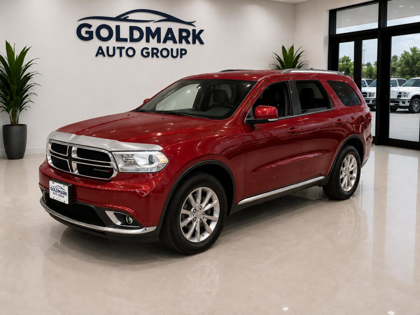 2015 Red /Black Dodge Durango Limited 2WD (1C4RDHDG9FC) with an 3.6L V6 DOHC 24V engine, 8A transmission, located at 4000 Bee Ridge Road, Sarasota, FL, 34233, (941) 926-0300, 27.298664, -82.489151- Photo#0