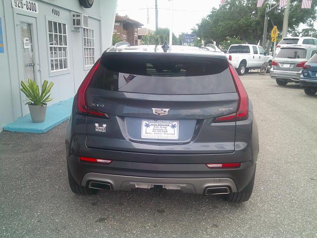 2021 Grey /Beige Cadillac XT4 Premium Luxury (1GYFZCR45MF) with an 2.0L L4 DOHC 16V engine, 9A transmission, located at 4000 Bee Ridge Road, Sarasota, FL, 34233, (941) 926-0300, 27.298664, -82.489151- Photo#3