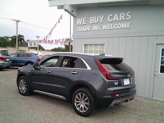 2021 Grey /Beige Cadillac XT4 Premium Luxury (1GYFZCR45MF) with an 2.0L L4 DOHC 16V engine, 9A transmission, located at 4000 Bee Ridge Road, Sarasota, FL, 34233, (941) 926-0300, 27.298664, -82.489151- Photo#7