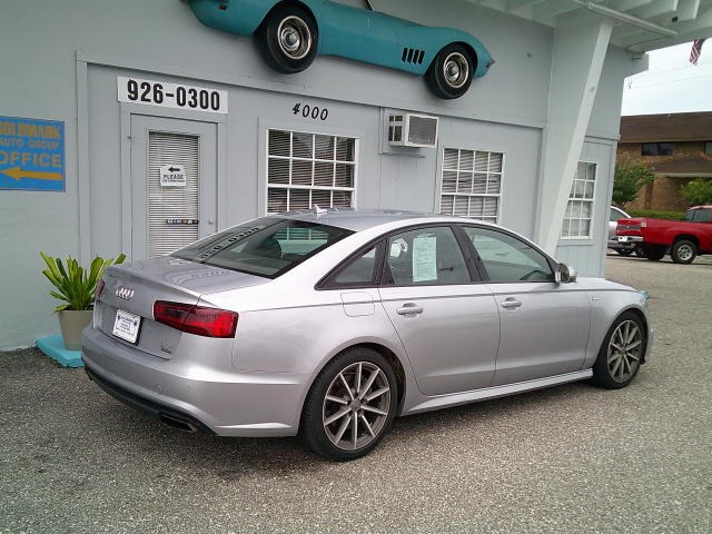 2016 Gray /Gray Audi A6 3.0T Prestige quattro (WAUHGAFC2GN) with an 3.0L V6 DOHC 24V TURBO engine, 8A transmission, located at 4000 Bee Ridge Road, Sarasota, FL, 34233, (941) 926-0300, 27.298664, -82.489151- Photo#2