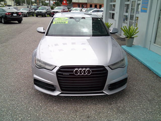 2016 Gray /Gray Audi A6 3.0T Prestige quattro (WAUHGAFC2GN) with an 3.0L V6 DOHC 24V TURBO engine, 8A transmission, located at 4000 Bee Ridge Road, Sarasota, FL, 34233, (941) 926-0300, 27.298664, -82.489151- Photo#4
