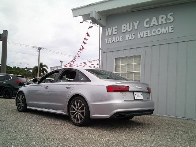 2016 Gray /Gray Audi A6 3.0T Prestige quattro (WAUHGAFC2GN) with an 3.0L V6 DOHC 24V TURBO engine, 8A transmission, located at 4000 Bee Ridge Road, Sarasota, FL, 34233, (941) 926-0300, 27.298664, -82.489151- Photo#5