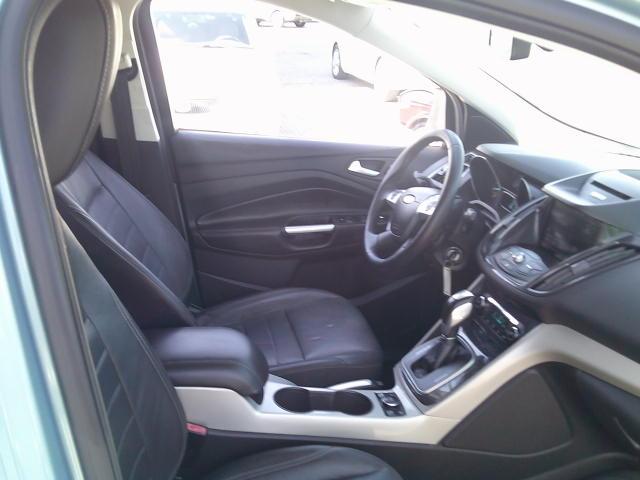 2013 Green /Black Ford Escape SEL FWD (1FMCU0HX4DU) with an 1.6L L4 DOHC 16V engine, 6A transmission, located at 4000 Bee Ridge Road, Sarasota, FL, 34233, (941) 926-0300, 27.298664, -82.489151- Photo#15