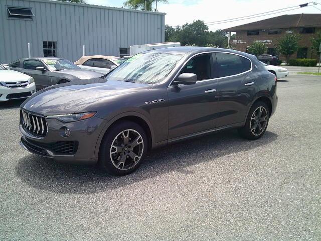 2020 Gray /Brown Maserati Levante Base (ZN661XUA5LX) with an 3.0L V6 DOHC 24V engine, 8A transmission, located at 4000 Bee Ridge Road, Sarasota, FL, 34233, (941) 926-0300, 27.298664, -82.489151- Photo#1