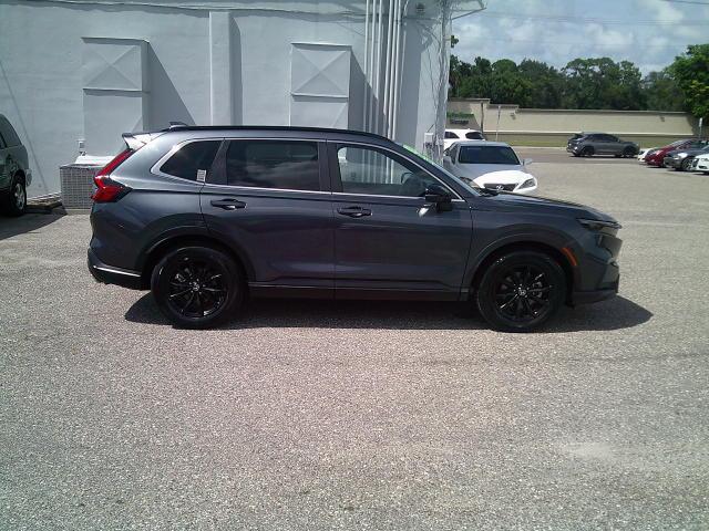 2024 Gray /Biege Honda CR-V Hybrid Sport-L (7FARS5H81RE) with an 2.0L L4 DOHC 16V HYBRID engine, CVT transmission, located at 4000 Bee Ridge Road, Sarasota, FL, 34233, (941) 926-0300, 27.298664, -82.489151- Photo#7