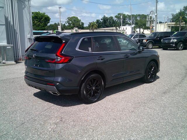 2024 Gray /Biege Honda CR-V Hybrid Sport-L (7FARS5H81RE) with an 2.0L L4 DOHC 16V HYBRID engine, CVT transmission, located at 4000 Bee Ridge Road, Sarasota, FL, 34233, (941) 926-0300, 27.298664, -82.489151- Photo#6