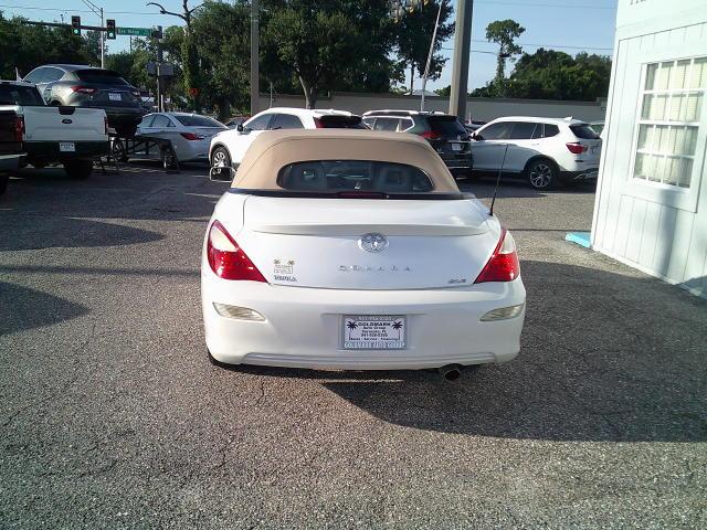 2008 White /Beige Toyota Camry Solara SE Convertible (4T1FA38P88U) with an 3.3L V6 DOHC 24V engine, 5A OD transmission, located at 4000 Bee Ridge Road, Sarasota, FL, 34233, (941) 926-0300, 27.298664, -82.489151- Photo#7