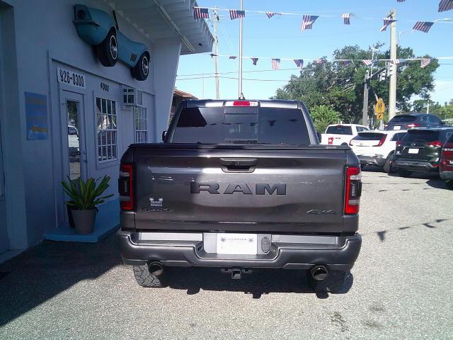 2022 Grey /Red RAM 1500 Rebel Crew Cab SB 4WD (1C6SRFLTXNN) with an 5.7L V8 OHV 16V engine, 8A transmission, located at 4000 Bee Ridge Road, Sarasota, FL, 34233, (941) 926-0300, 27.298664, -82.489151- Photo#6