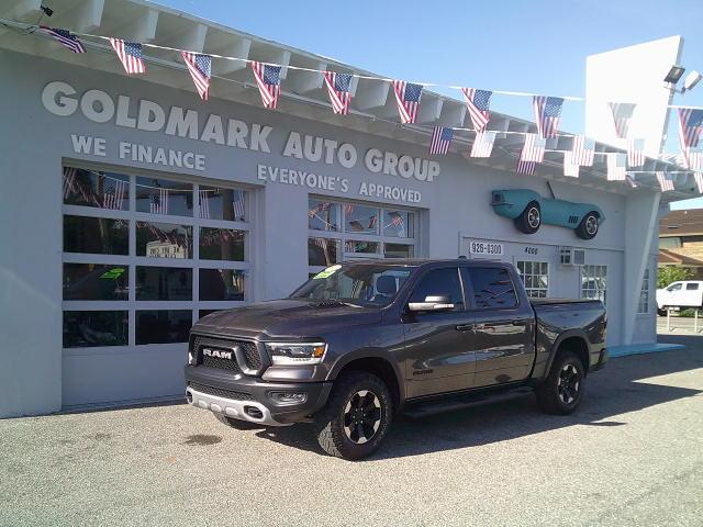 2022 Grey /Red RAM 1500 Rebel Crew Cab SB 4WD (1C6SRFLTXNN) with an 5.7L V8 OHV 16V engine, 8A transmission, located at 4000 Bee Ridge Road, Sarasota, FL, 34233, (941) 926-0300, 27.298664, -82.489151- Photo#7