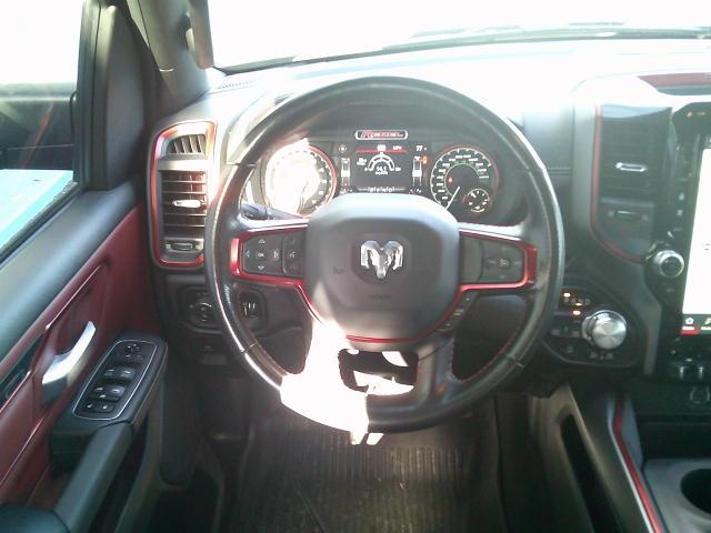 2022 Grey /Red RAM 1500 Rebel Crew Cab SB 4WD (1C6SRFLTXNN) with an 5.7L V8 OHV 16V engine, 8A transmission, located at 4000 Bee Ridge Road, Sarasota, FL, 34233, (941) 926-0300, 27.298664, -82.489151- Photo#11