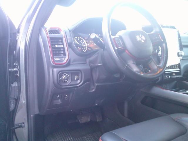 2022 Grey /Red RAM 1500 Rebel Crew Cab SB 4WD (1C6SRFLTXNN) with an 5.7L V8 OHV 16V engine, 8A transmission, located at 4000 Bee Ridge Road, Sarasota, FL, 34233, (941) 926-0300, 27.298664, -82.489151- Photo#22