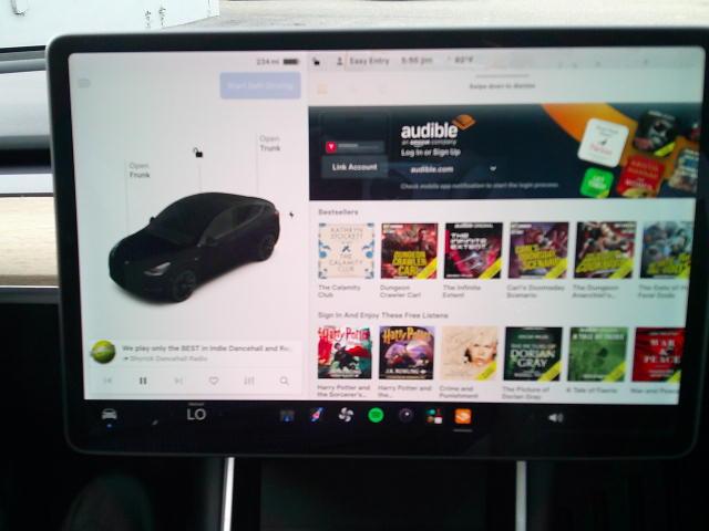 2020 Black /Black Tesla Model Y Long Range (5YJYGDEE5LF) with an ELECTRIC engine, 1A transmission, located at 4000 Bee Ridge Road, Sarasota, FL, 34233, (941) 926-0300, 27.298664, -82.489151- Photo#22