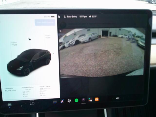 2020 Black /Black Tesla Model Y Long Range (5YJYGDEE5LF) with an ELECTRIC engine, 1A transmission, located at 4000 Bee Ridge Road, Sarasota, FL, 34233, (941) 926-0300, 27.298664, -82.489151- Photo#23